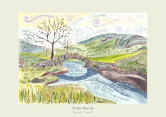 Hannah Dunnett By His Wounds Greetings Card