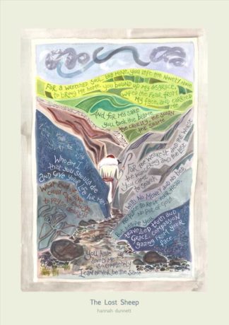Hannah Dunnett The Lost Sheep Greetings Card