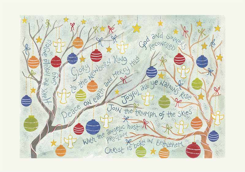 Hannah Dunnett Hark The Herald Christmas card