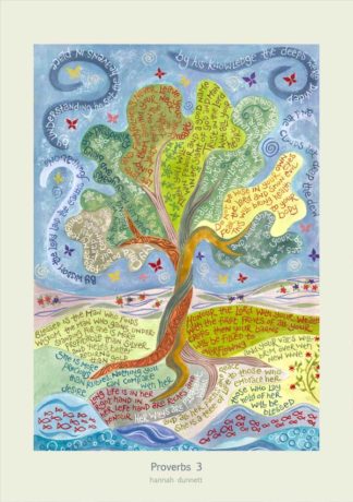 Hannah Dunnett Proverbs 3 Art Poster
