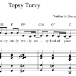 Topsy Turvy Sheet Music Ben and Hannah Dunnett