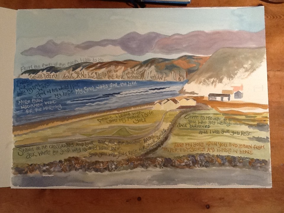 Hannah Dunnett Seaside Art Print