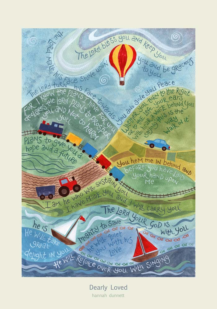 Hannah Dunnett Dearly Loved Art Poster