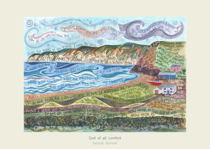 Hannah Dunnett God of all comfort Art Print