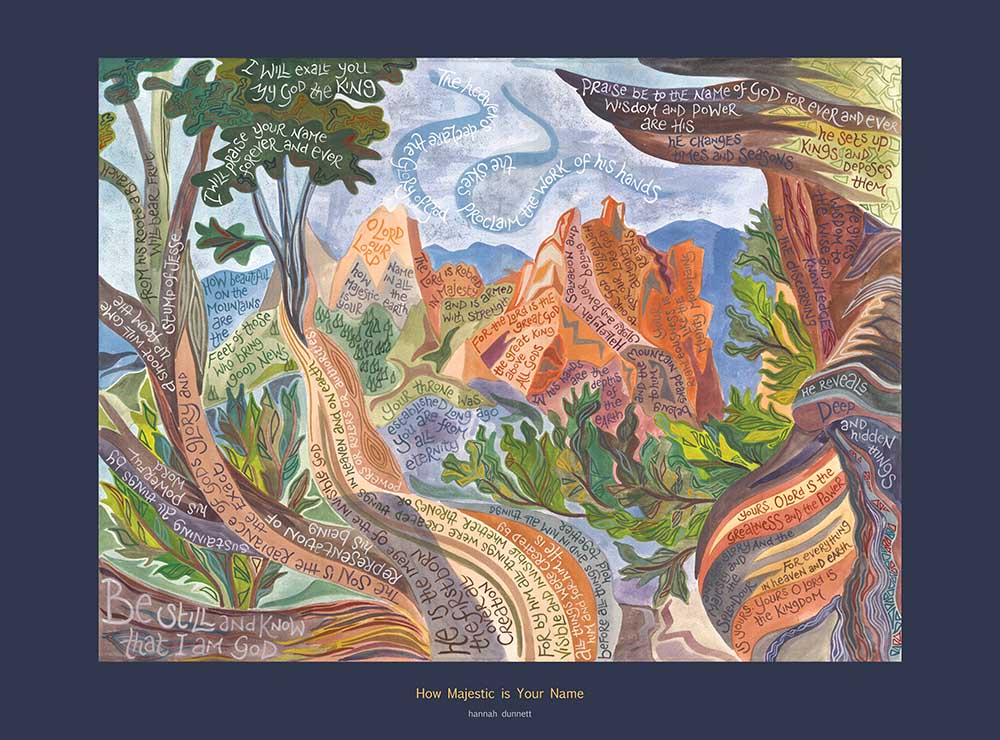 Hannah Dunnett how majestic is your name print version