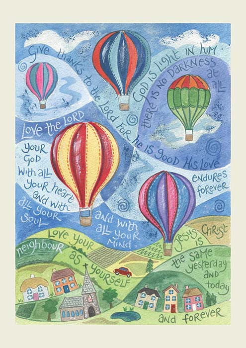 Hannah Dunnett Give Thanks To The Lord notecard