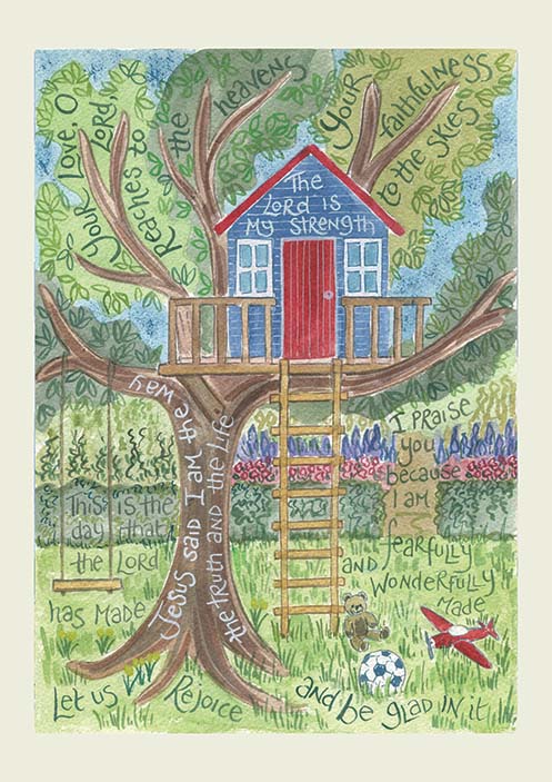 Hannah Dunnett The Lord is My Strength notecard