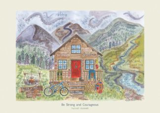 Hannah Dunnett Be Strong and Courageous Poster