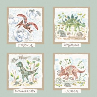 Hannah Dunnett dinosaurs print