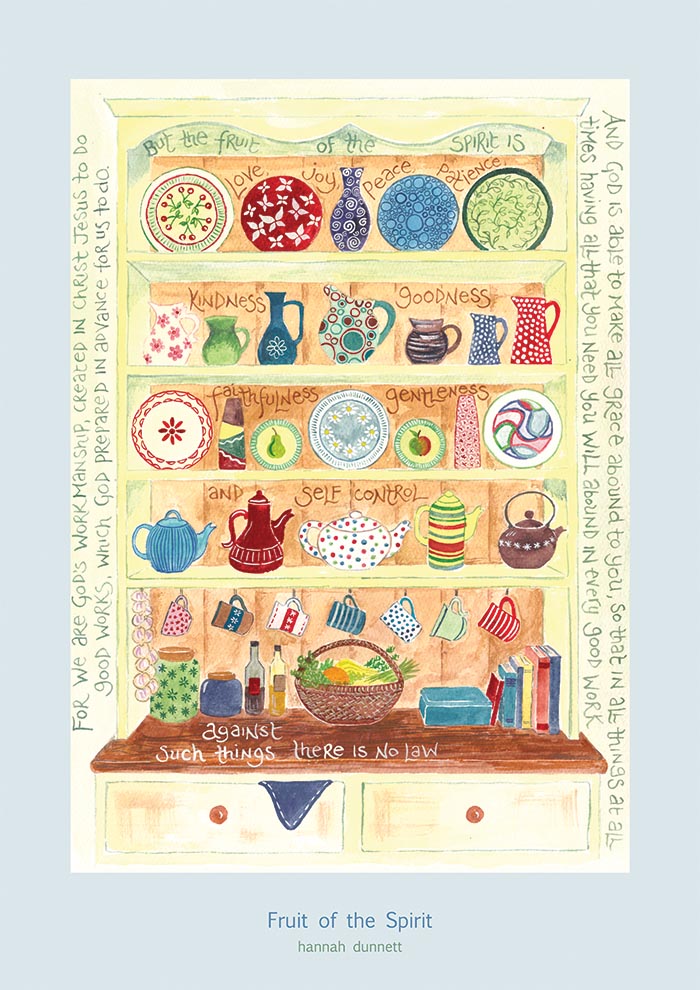 Hannah Dunnett Fruit of the Spirit greetings card