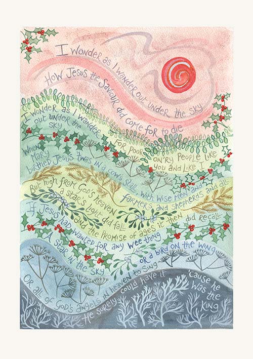 Hannah Dunnett I wonder as I Wander Christmas Card