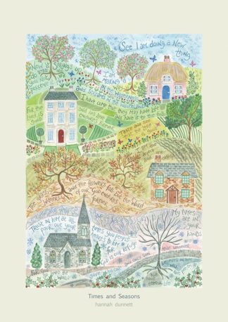 Hannah Dunnett Times and Seasons greetings card