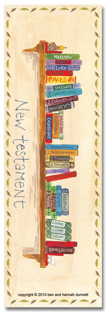 Hannah Dunnett books of the bible bookmark back image
