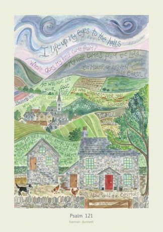 Hannah Dunnett Psalm 121 greetings card