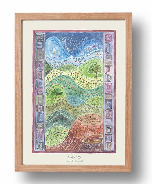 hannah-dunnett-psalm-103-a3-poster-oak-frame