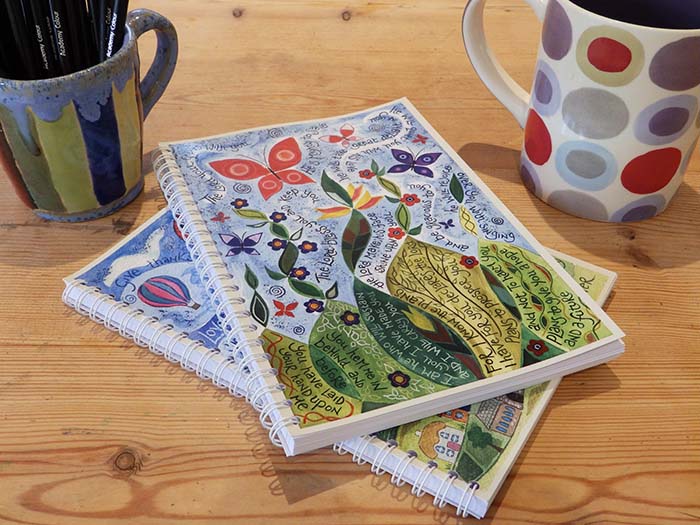 Hannah Dunnett spiral bound notebooks