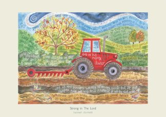 Hannah Dunnett Strong in The Lord greetings card