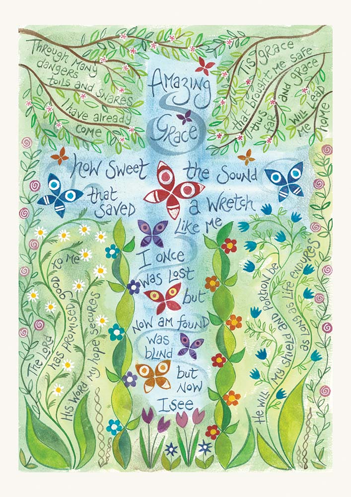 Hannah Dunnett Amazing Grace notecard