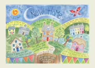 Hannah Dunnett New Home greetings card