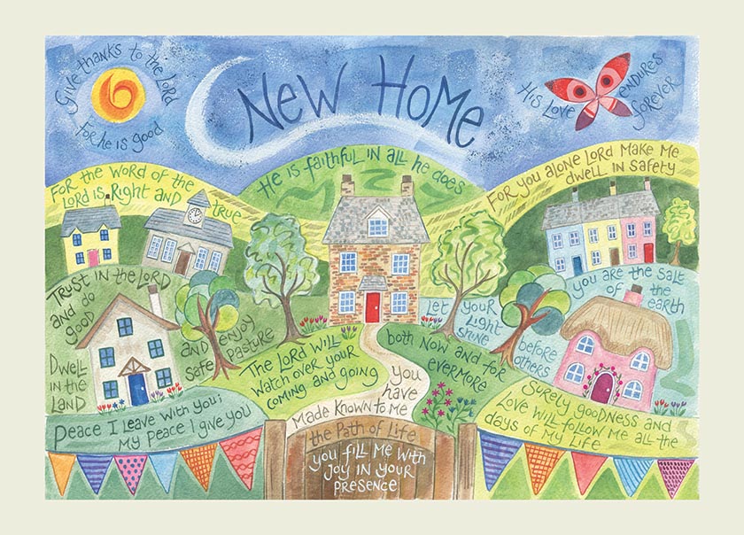 Hannah Dunnett New Home greetings card