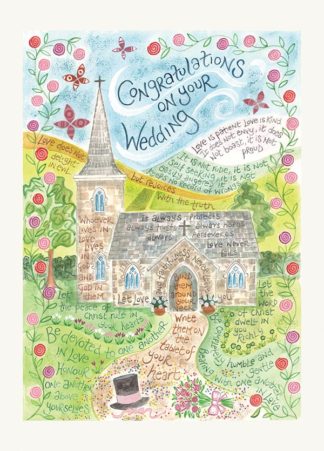Hannah Dunnett Wedding greetings card