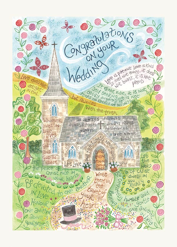 Hannah Dunnett Wedding greetings card