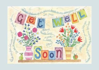 Hannah Dunnett Get Well Soon greetings card