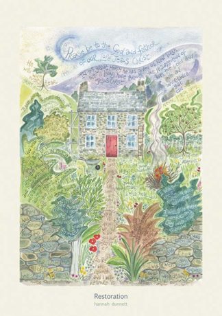 Hannah Dunnett Restoration greetings card