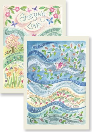Hannah Dunnett Amazing Love and My song is love unknown Notecards