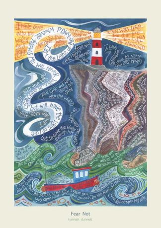 Hannah Dunnett Fear Not greetings card