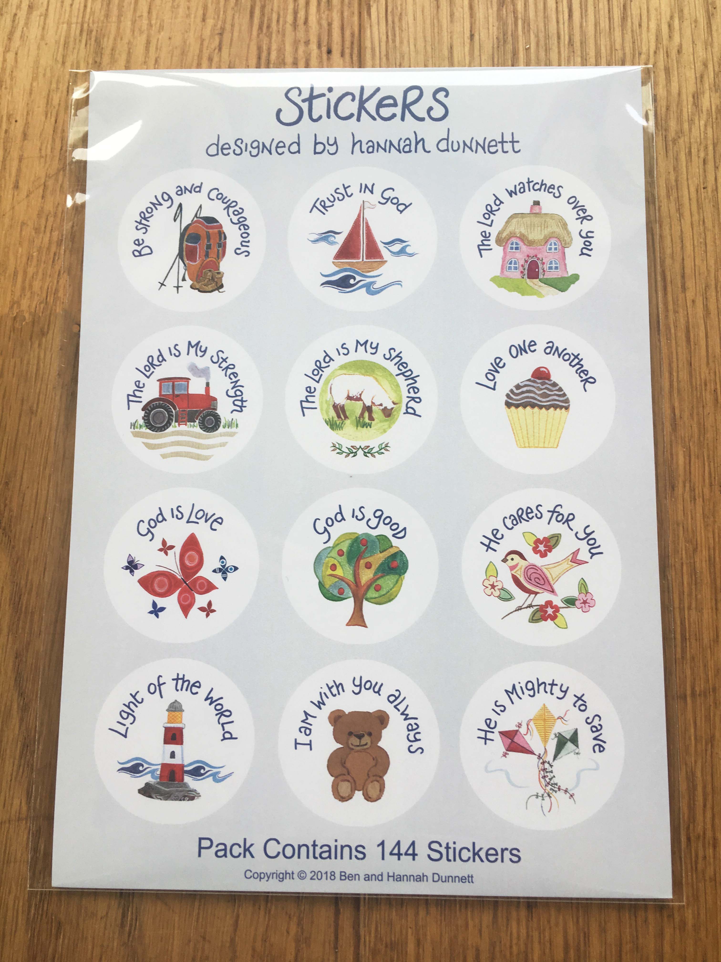 Hannah Dunnett Sticker Sheets front image