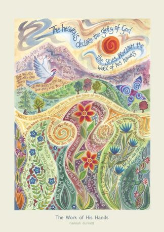 Hannah Dunnett The Work of His Hands greetings card