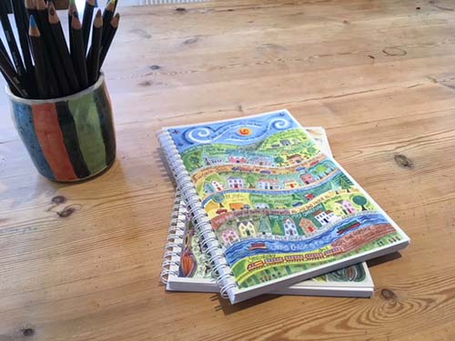 Hannah Dunnett He cares for you notebook closeup image