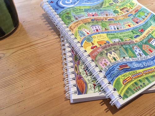 Hannah Dunnett He cares for you notebook ultra closeup image