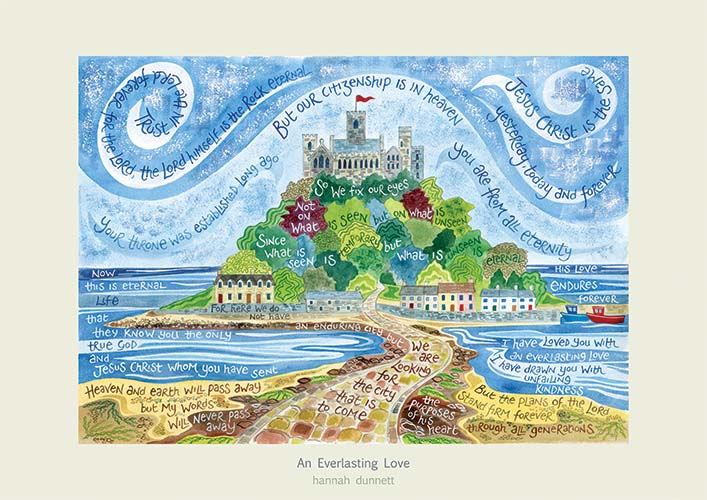 Hannah Dunnett An Everlasting Love greetings card