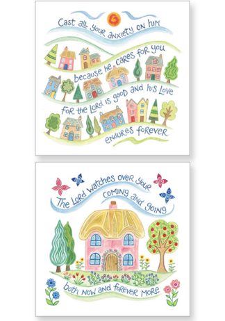 Hannah Dunnett Cast Your Cares and Now and Forever Notecards