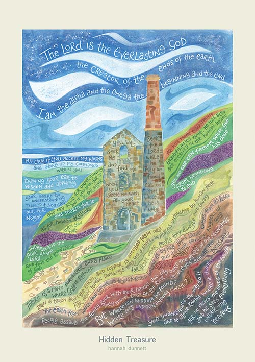 Hannah Dunnett Hidden Treasure greetings card