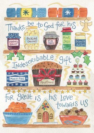 Hannah Dunnett Indescribable Gift A6 Christmas card