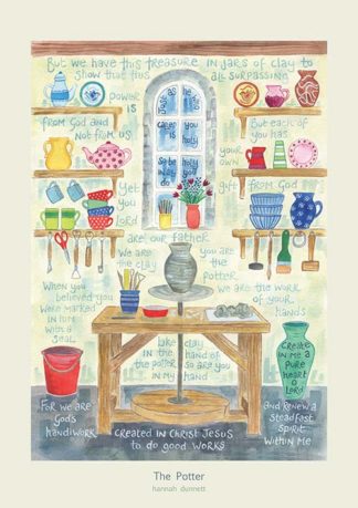 Hannah Dunnett The Potter greetings card and poster
