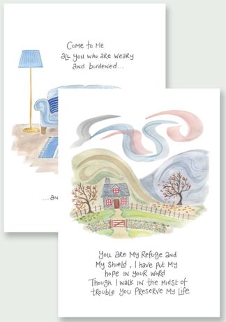 Hannah Dunnett You are My Refuge and I Will Give You Rest Notecards website image
