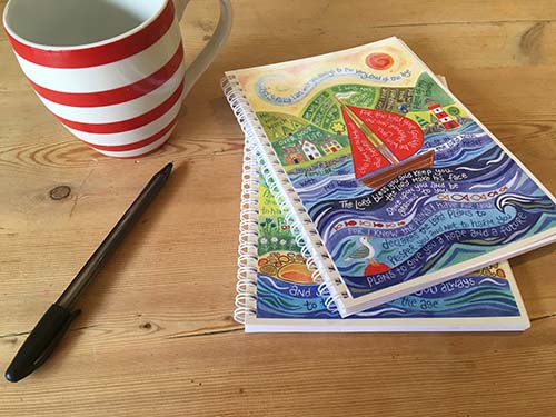 Hannah Dunnett Bless You and Keep You notebook closeup image