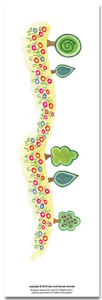 Hannah Dunnett Garment of Praise bookmark back image