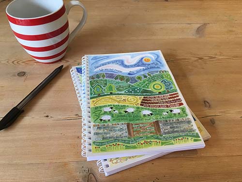 Hannah Dunnett The Good Shepherd notebook closeup image