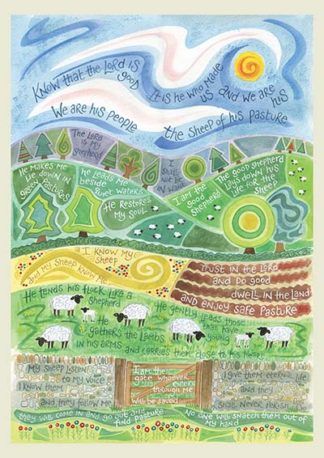 Hannah Dunnett The Good Shepherd notebook cover