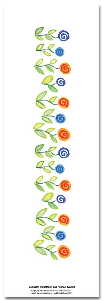 Hannah Dunnett The Love of Christ bookmark back image