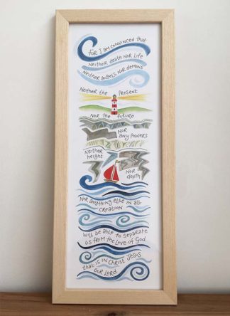 Hannah Dunnett Nothing Will Separate Us Slimline Print framed