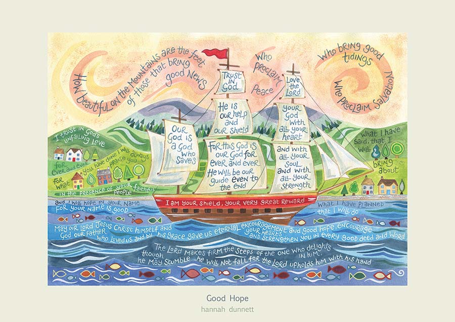 Hannah Dunnett Good Hope art poster