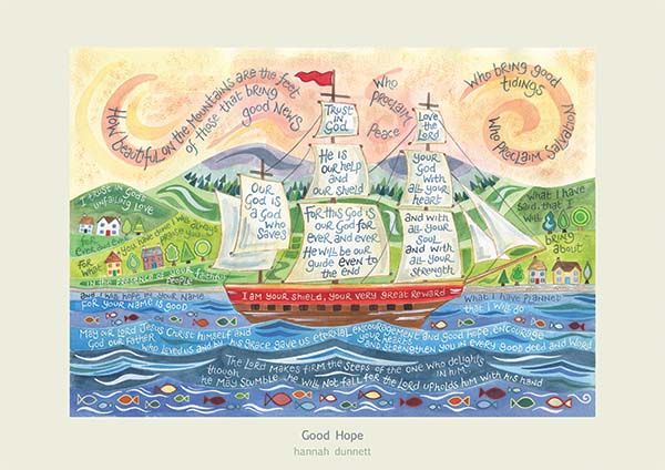 Hannah Dunnett Good Hope poster and greetings card