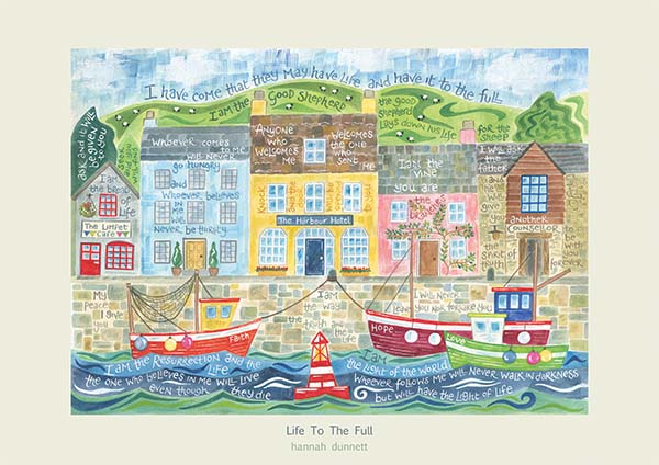 Hannah Dunnett Life To The Full poster and greetings card