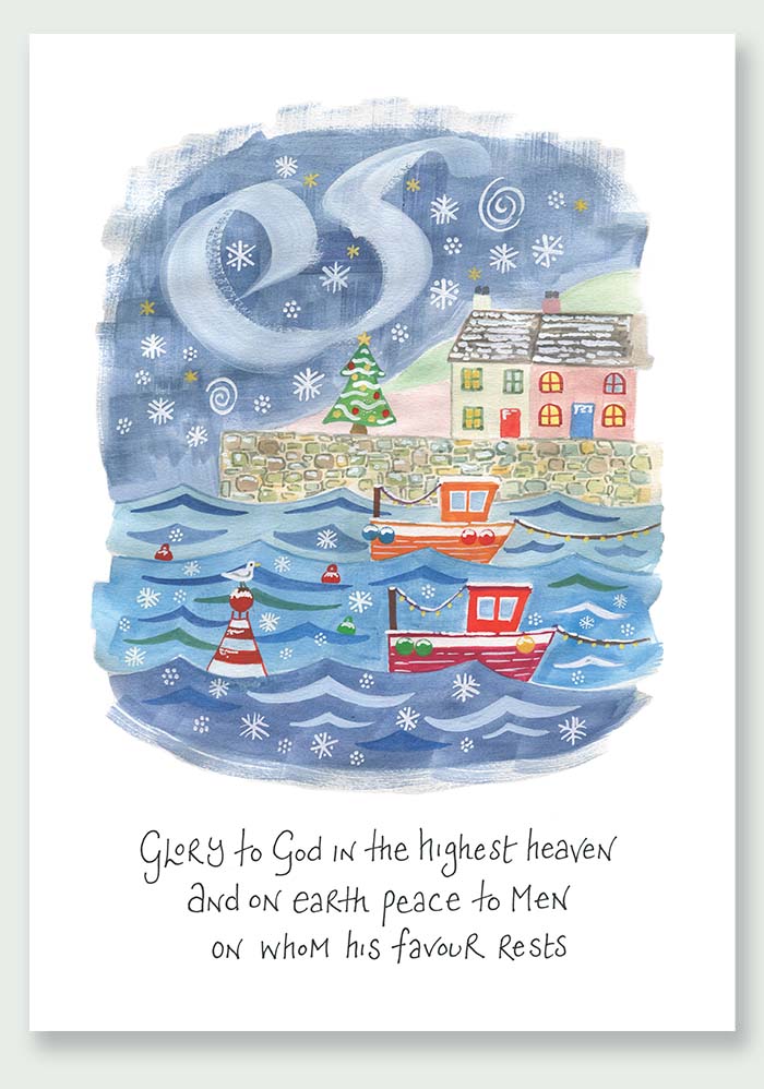 Hannah Dunnett Peace On Earth Christmas Card